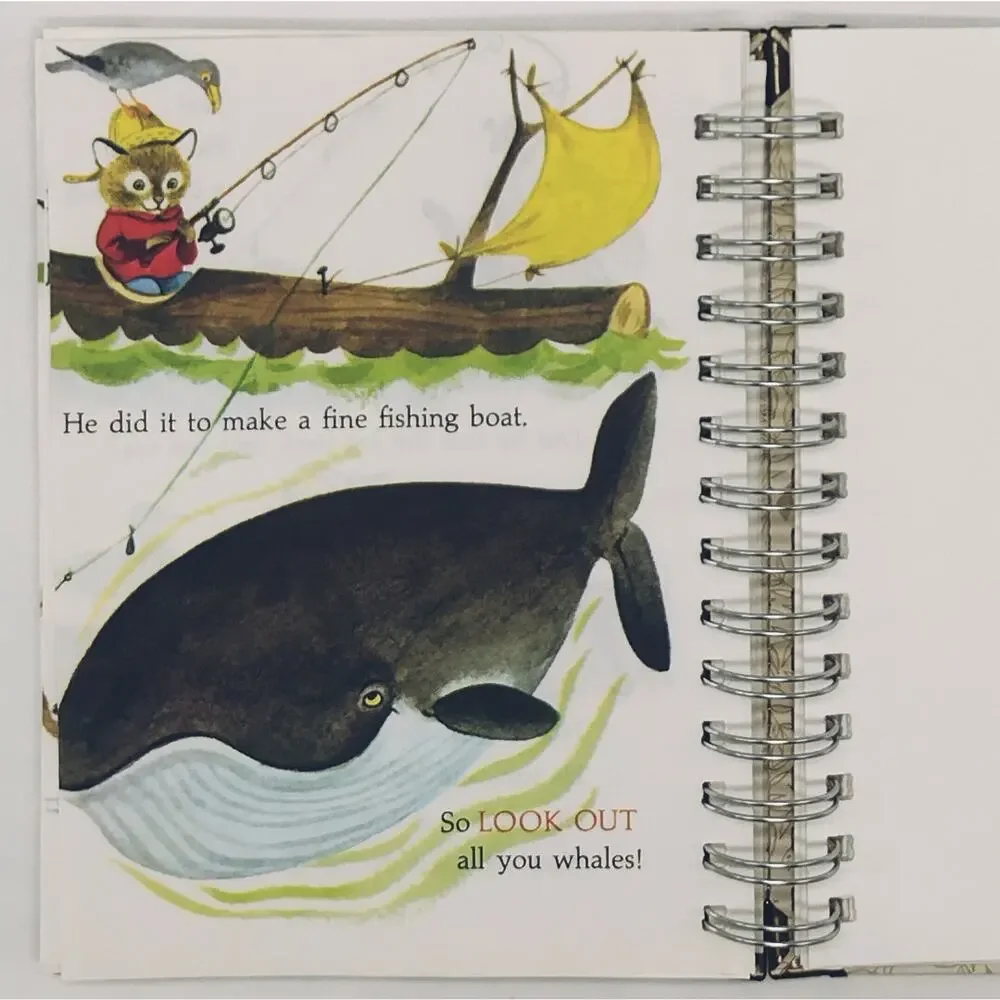 Recycled Spiral Notebook Diary, Just For Fun, Altered Book Journal